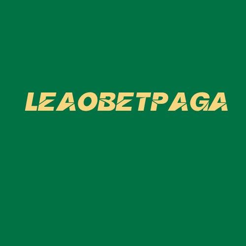 Logo da LEAOBETPAGA